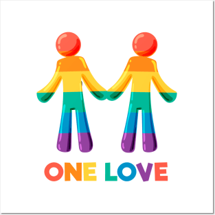 One Love Pride Month Posters and Art